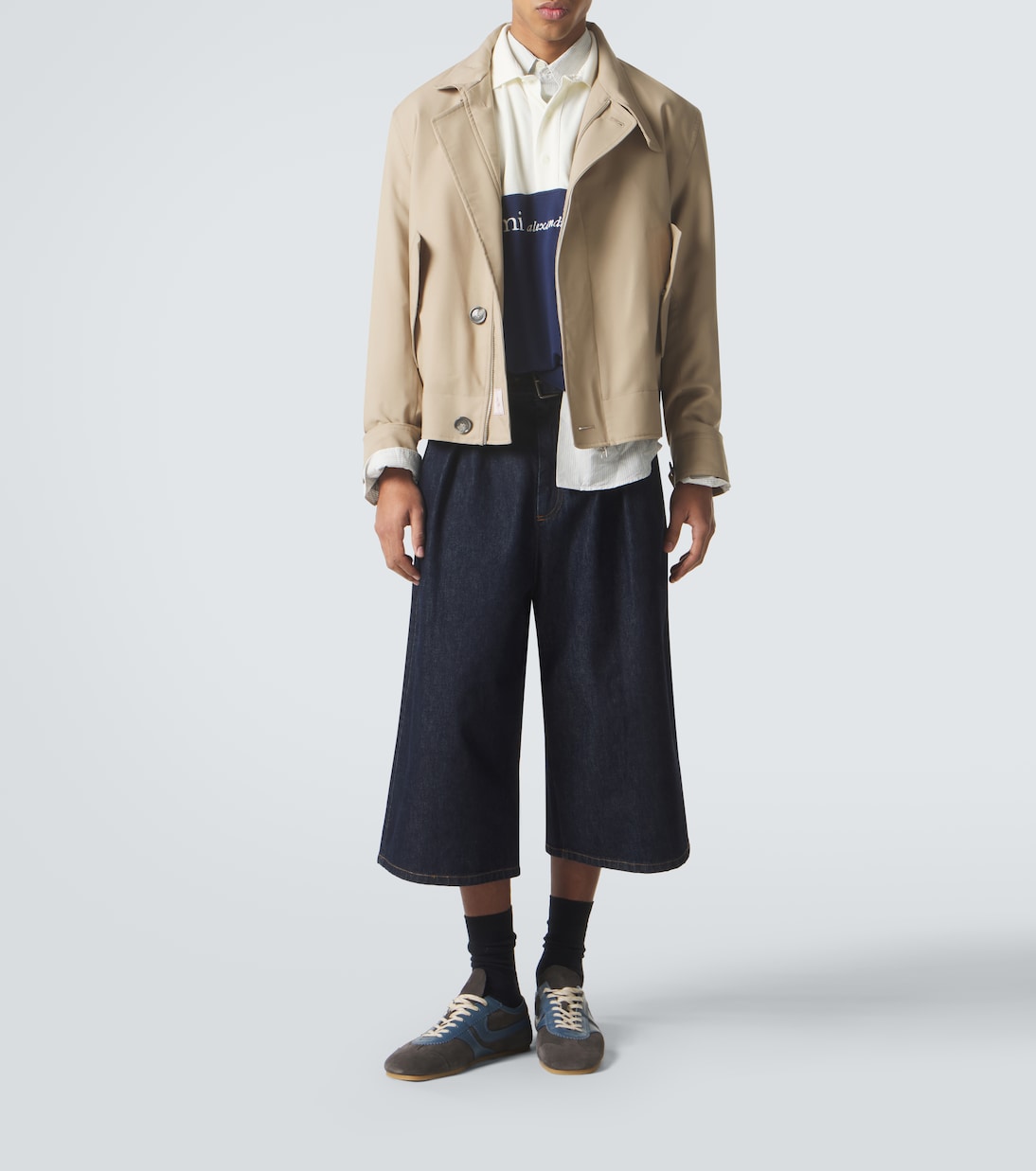 Virgin wool gabardine jacket | Ami Paris