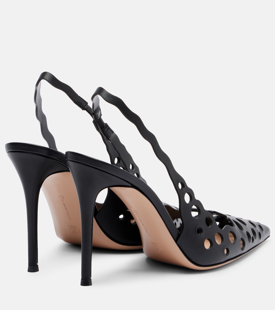95 leather slingback pumps | Gianvito Rossi