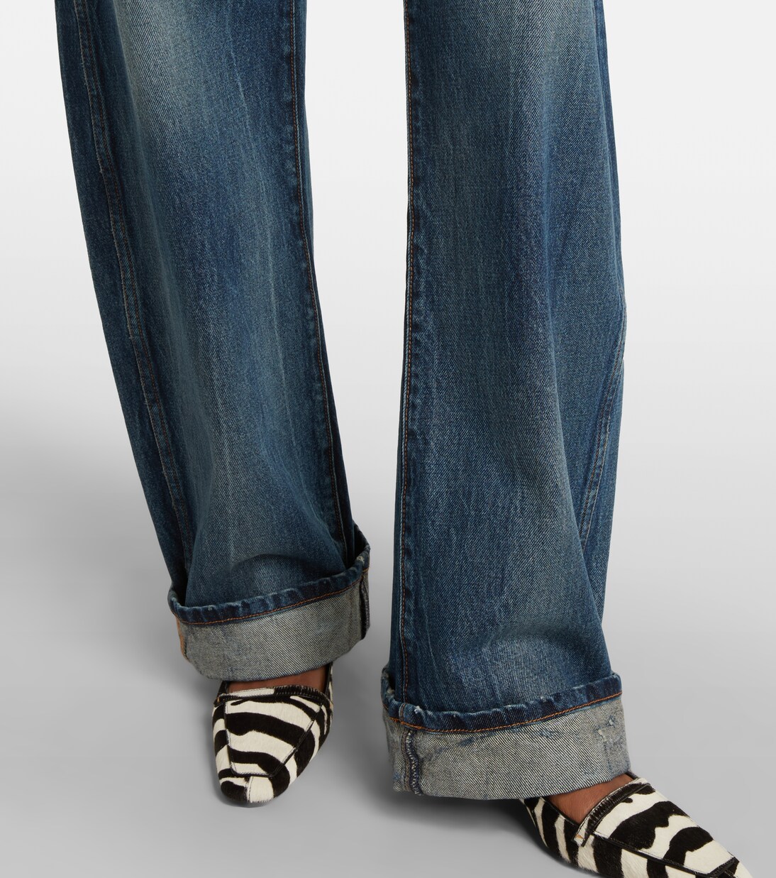 Karo mid-rise barrel-leg jeans | Khaite