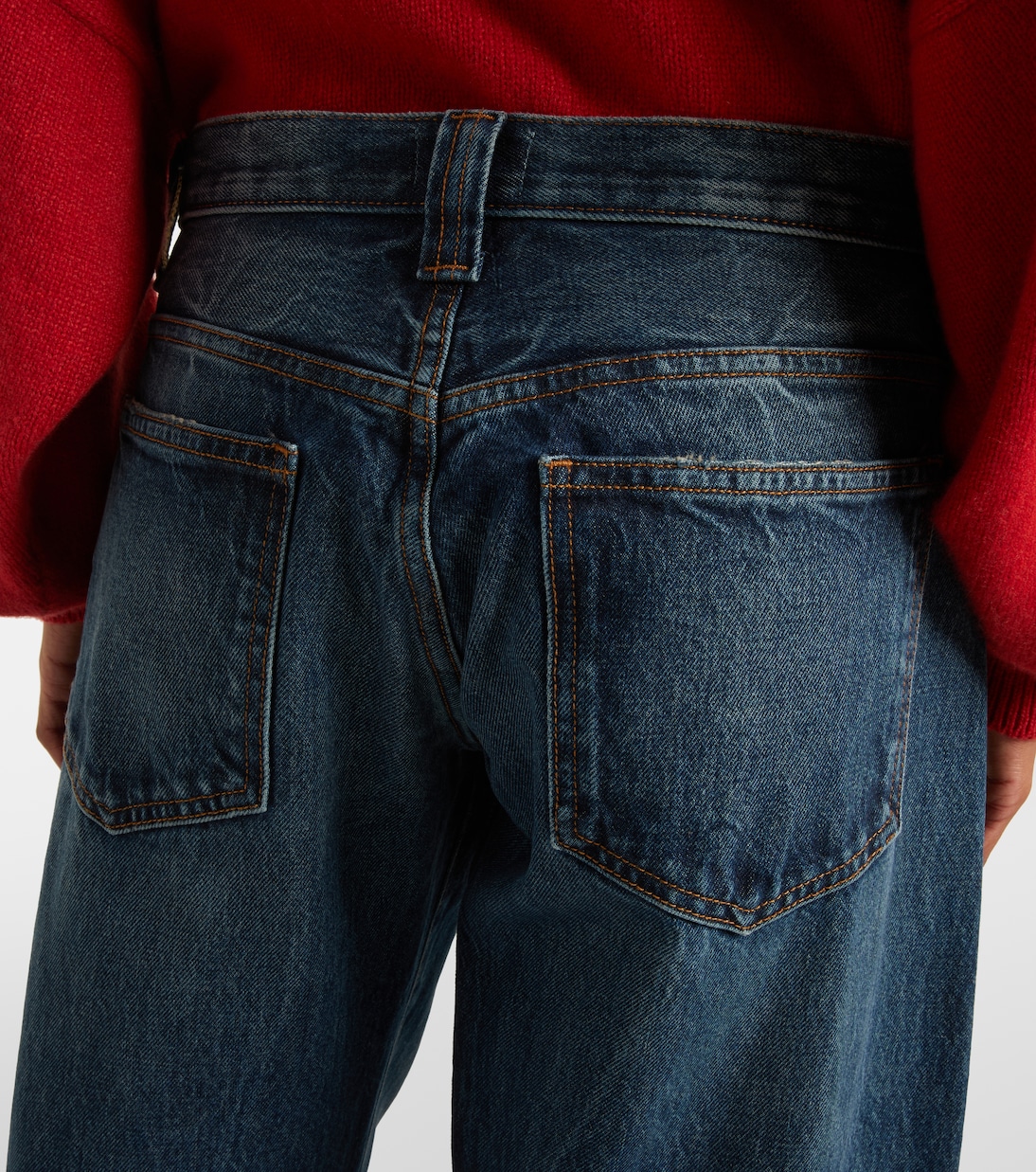 Karo mid-rise barrel-leg jeans | Khaite