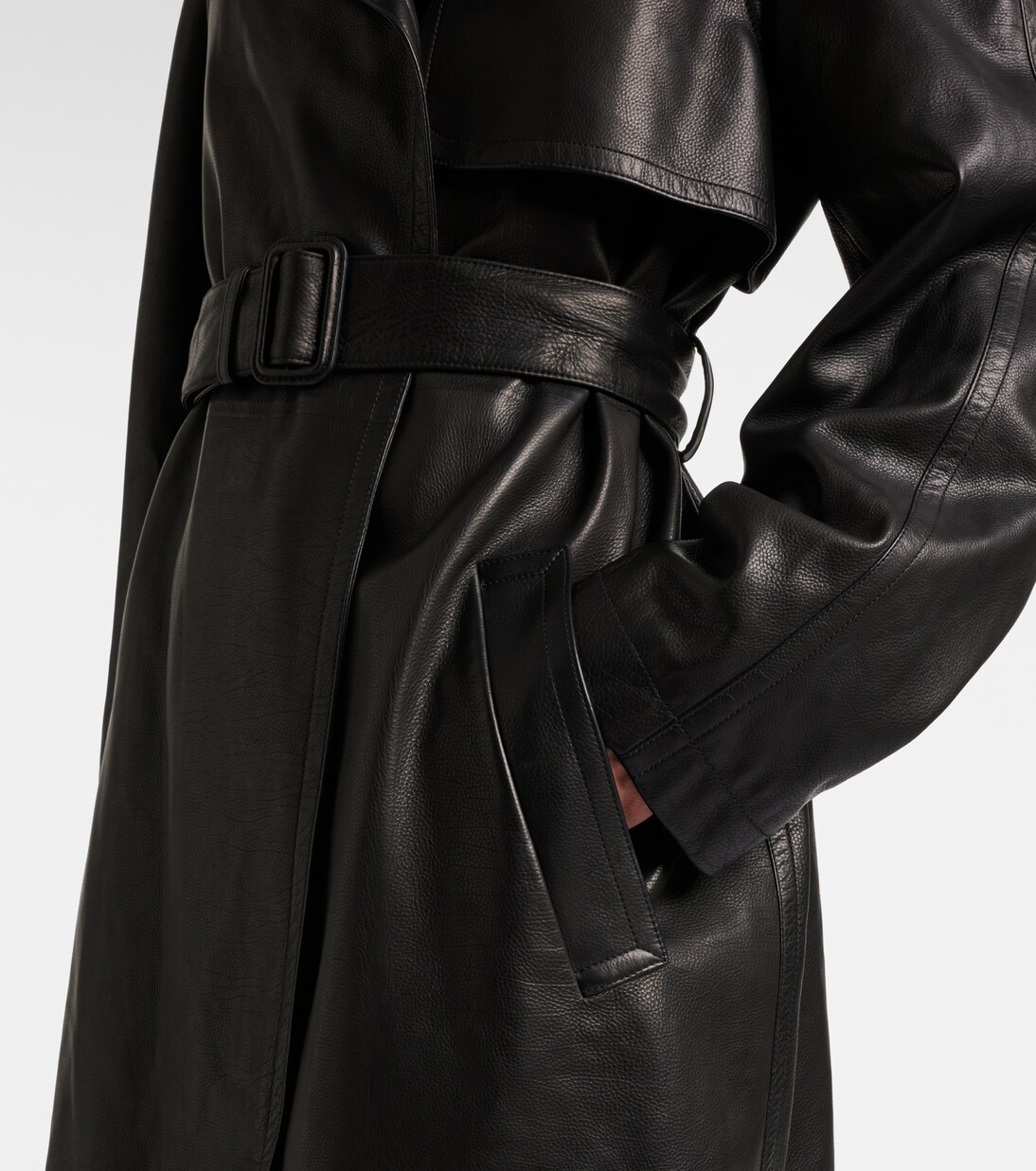 Siempra leather coat | The Row