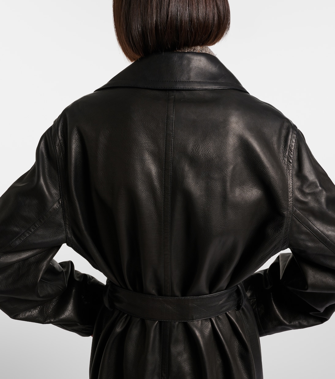 Siempra leather coat | The Row