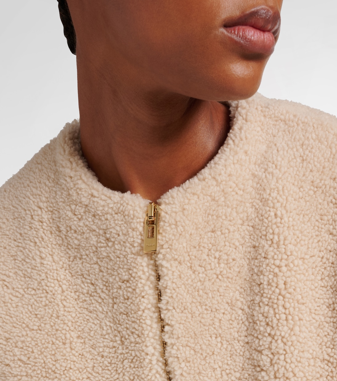 Veste Peplum en shearling | Alaïa