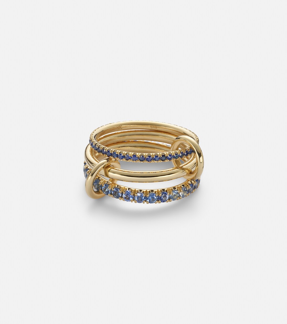 Norah 18kt gold ring with sapphires | Spinelli Kilcollin