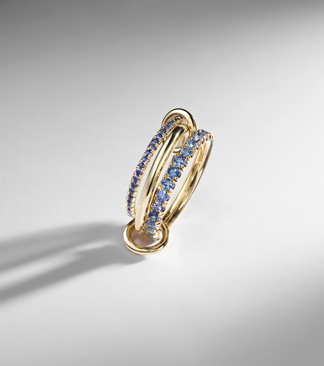 Norah 18kt gold ring with sapphires | Spinelli Kilcollin