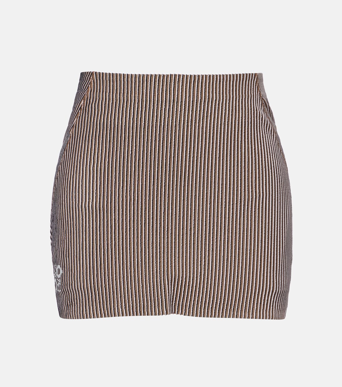 X On Minirock aus Jacquard-Jersey | Loewe