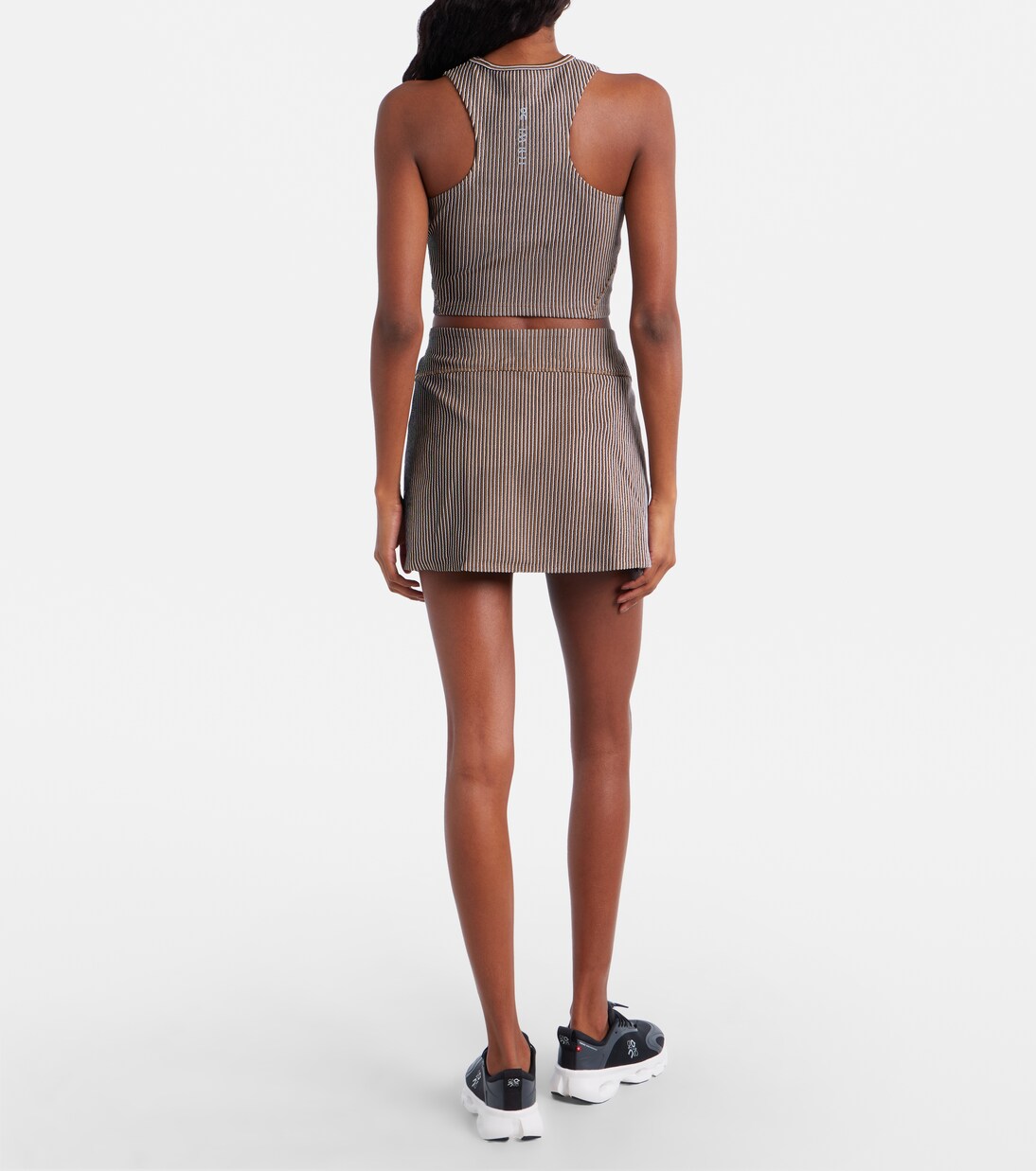 X On Minirock aus Jacquard-Jersey | Loewe