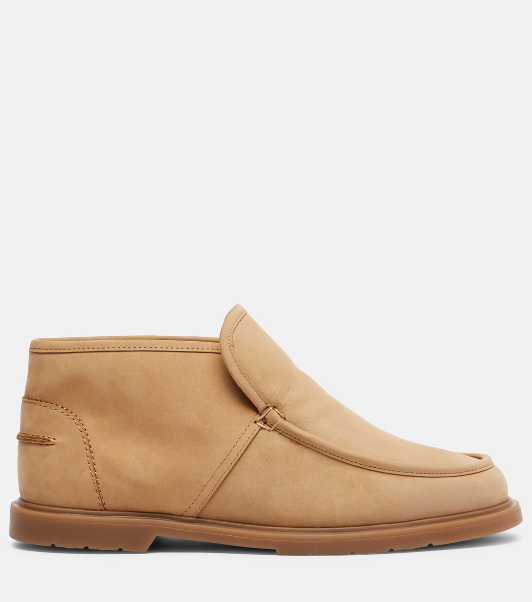 Shearling-lined suede ankle boots | Yves Salomon