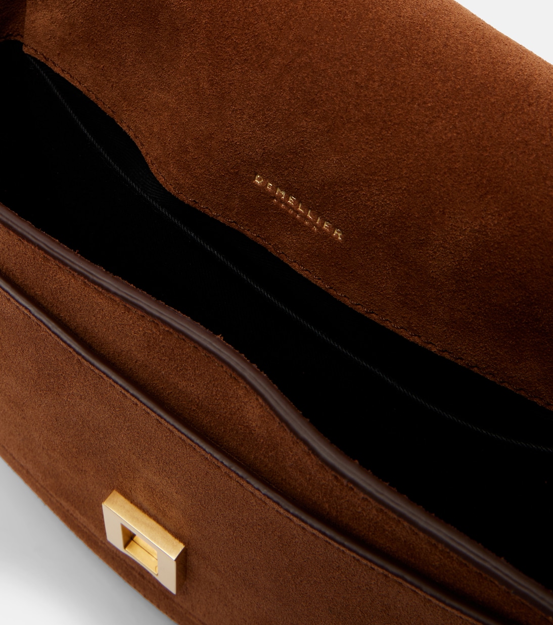 Siena leather-trimmed suede crossbody bag | DeMellier