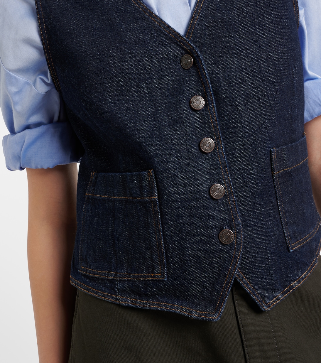 Denim vest | Frame