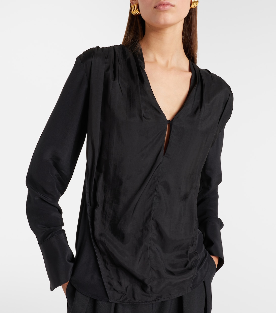 Silk crêpe de chine blouse | Victoria Beckham