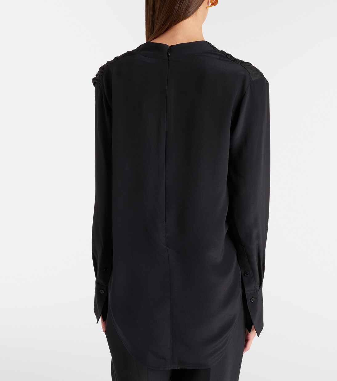 Silk crêpe de chine blouse | Victoria Beckham