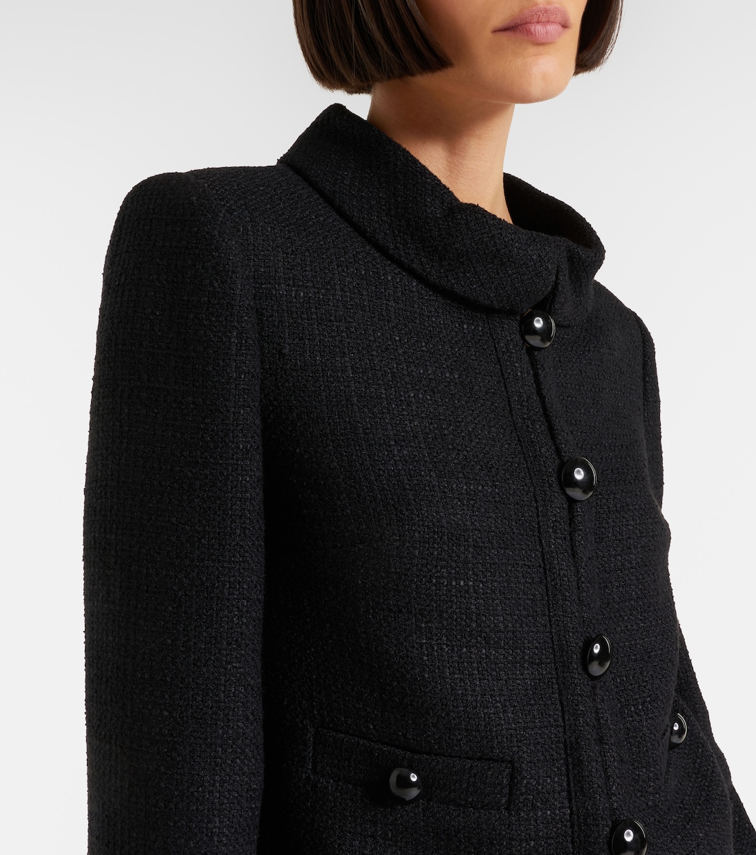 Belted tweed miniskirt | Self-Portrait