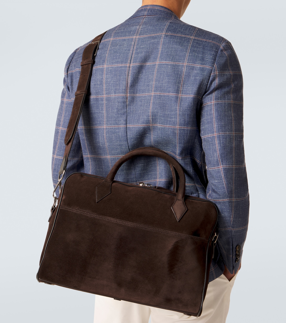 Closer Slim suede briefcase | Métier