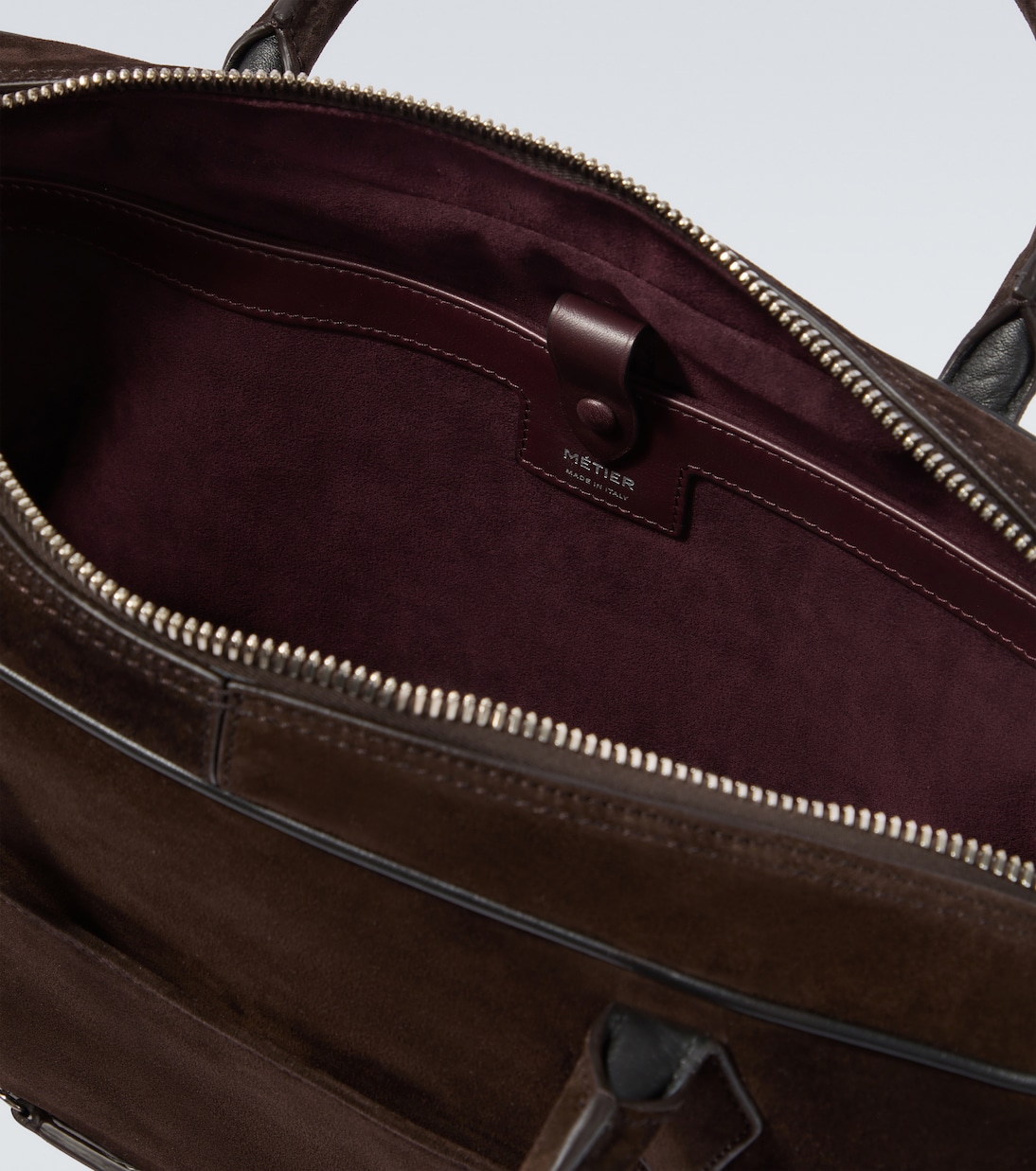 Closer Slim suede briefcase | Métier