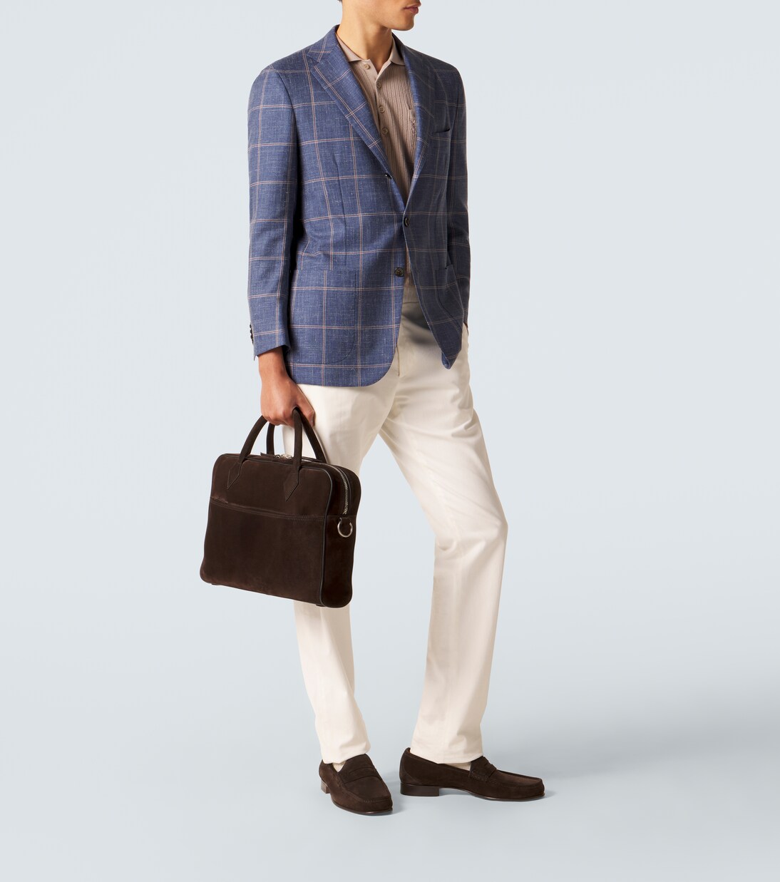 Closer Slim suede briefcase | Métier