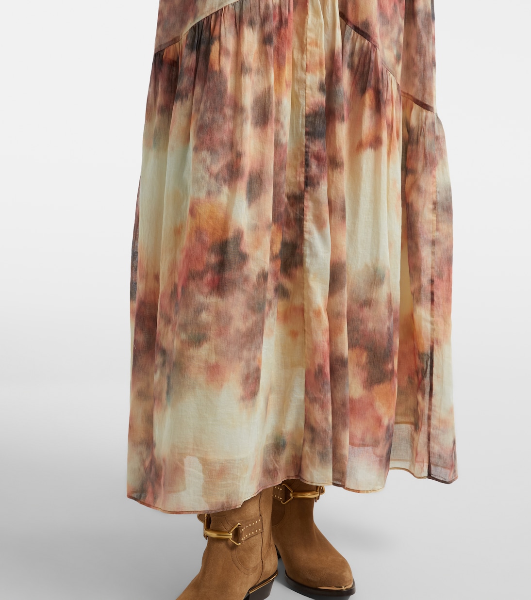 Bedrucktes Midikleid aus Baumwolle | Marant Etoile