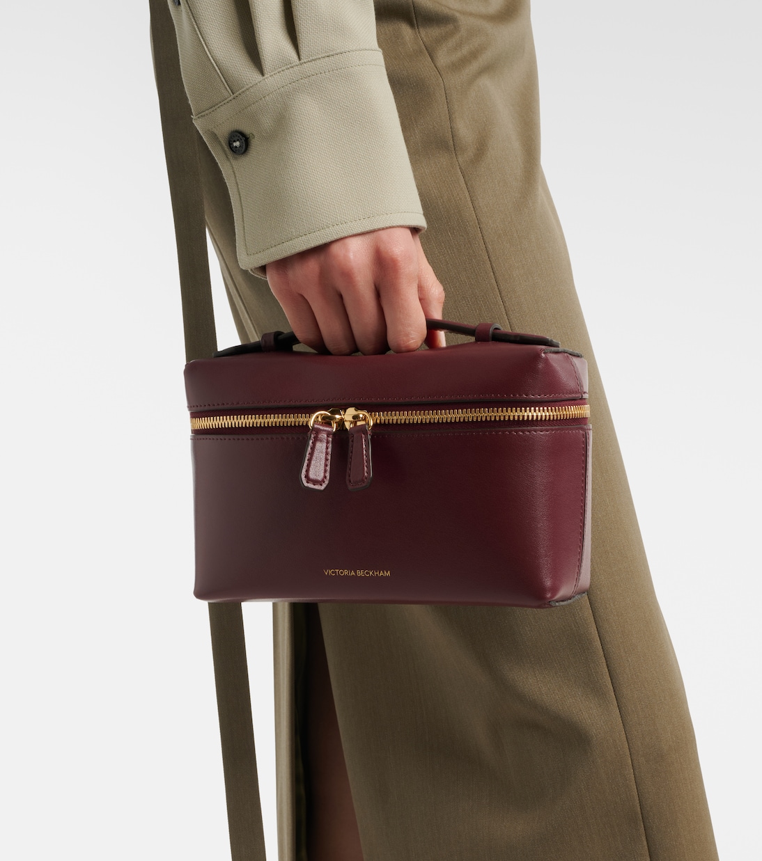 Schultertasche Vanity aus Leder | Victoria Beckham