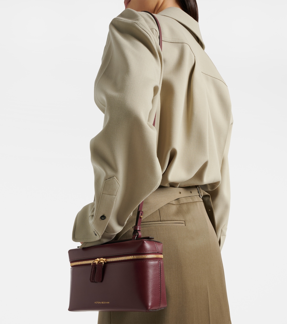 Schultertasche Vanity aus Leder | Victoria Beckham