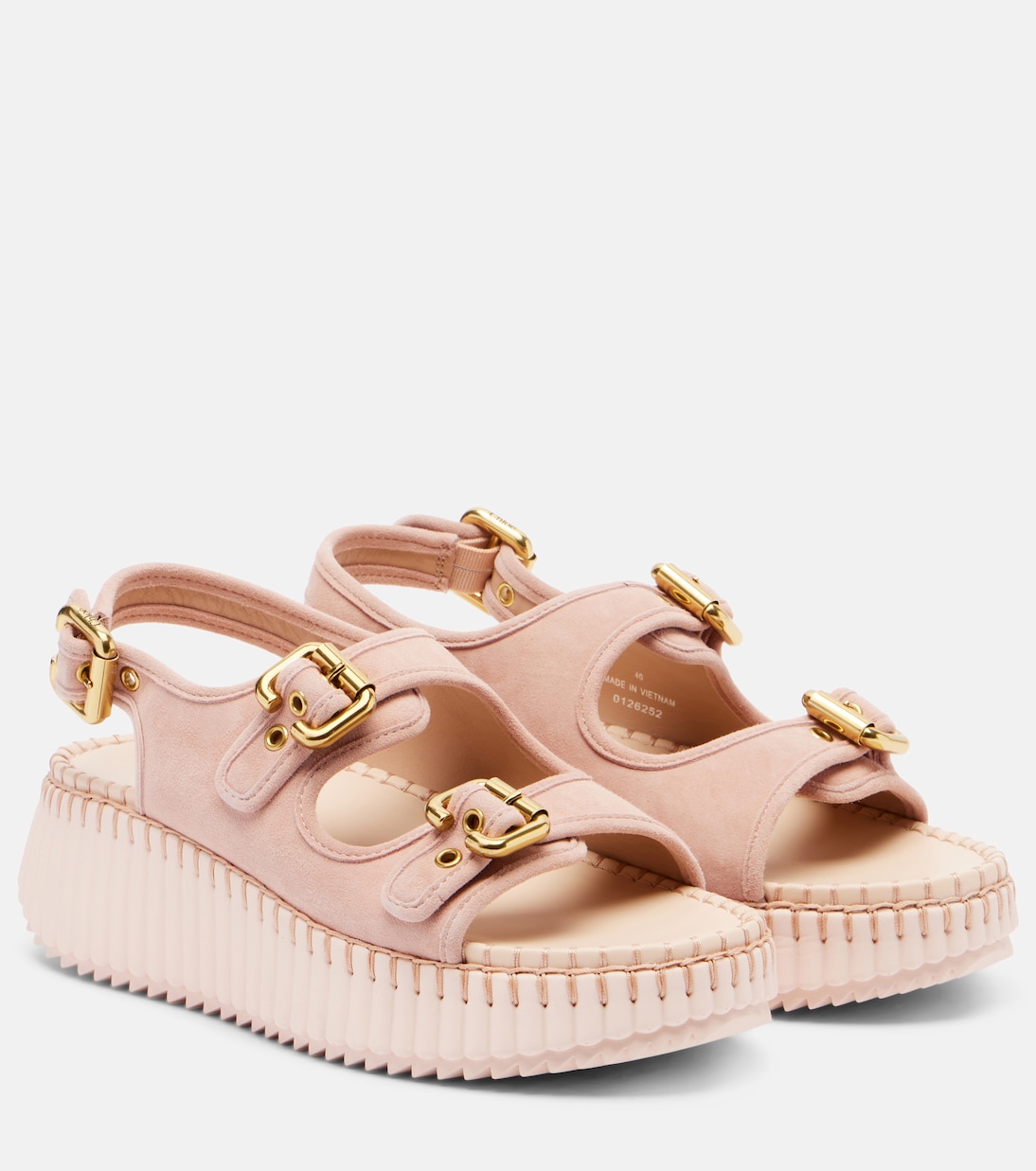 Nama suede platform sandals | Chloé