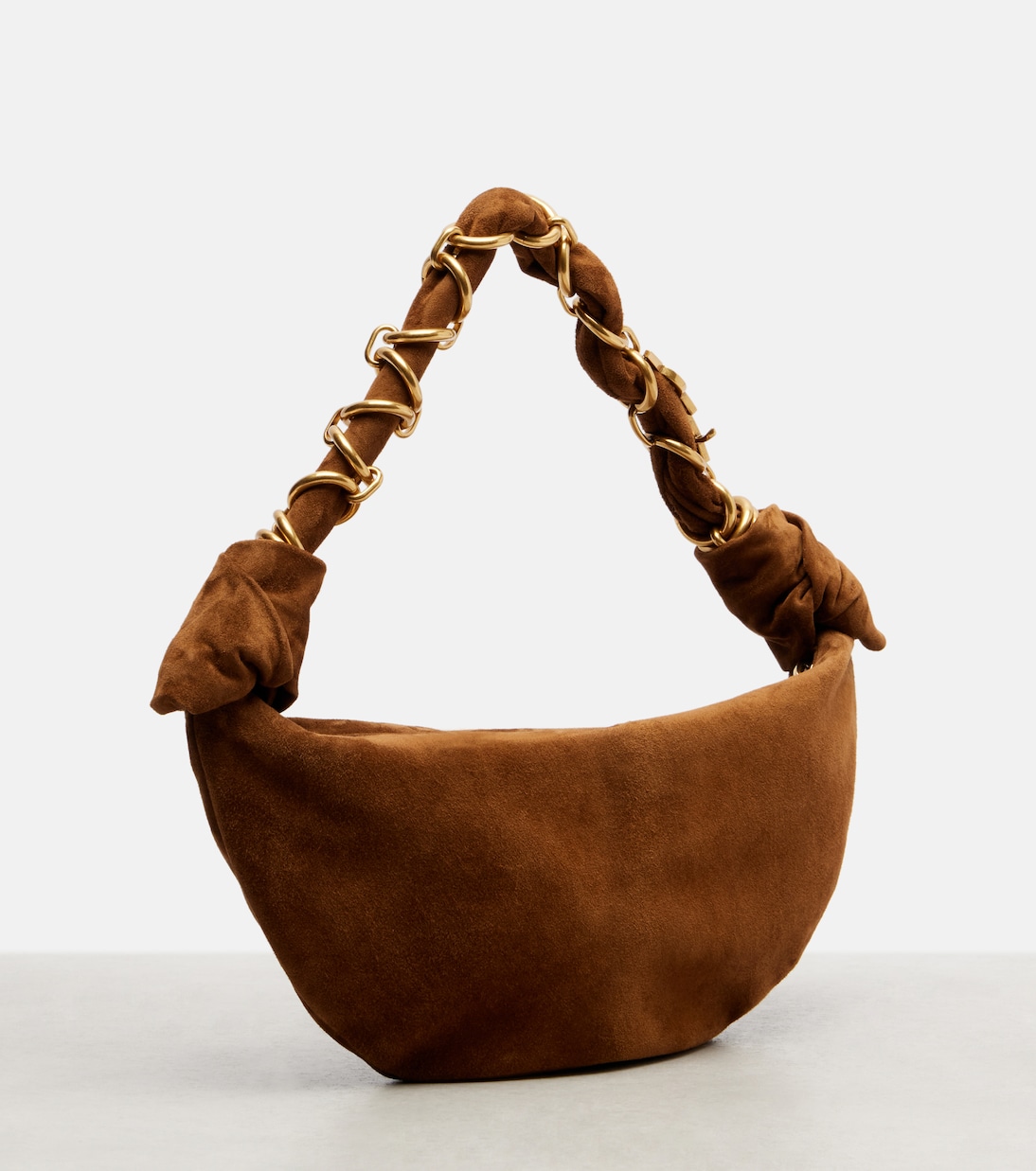 Borsa a spalla Amalia Mini in suede | Saint Laurent