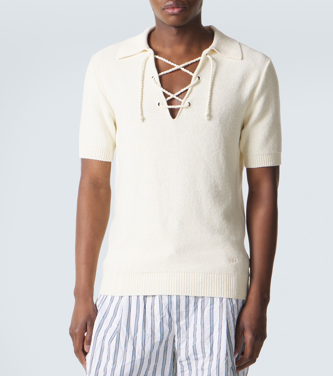 Cotton-blend polo shirt | Dolce&Gabbana