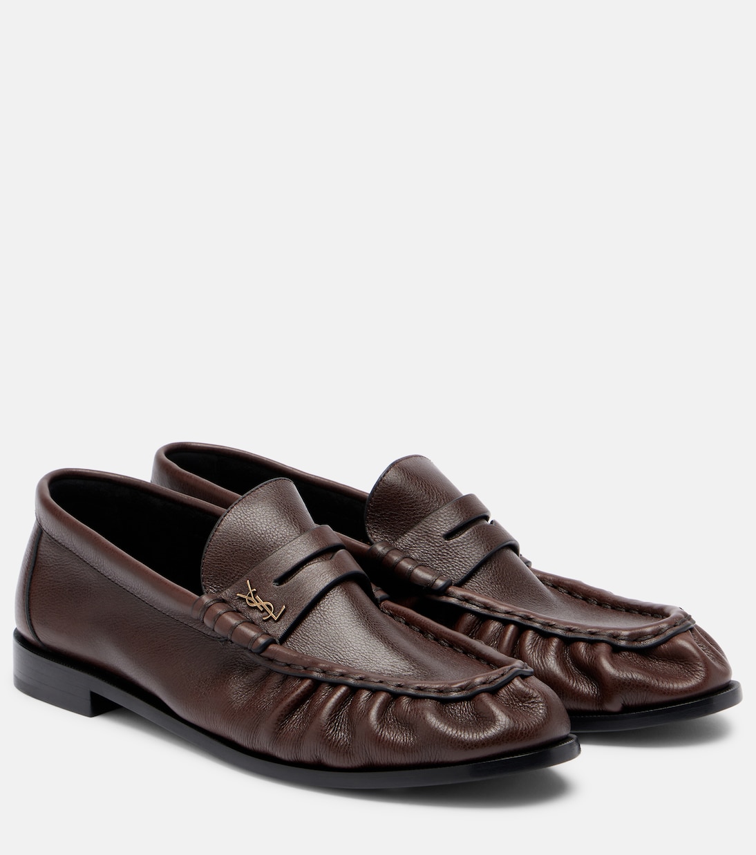Le Loafer leather penny loafers | Saint Laurent