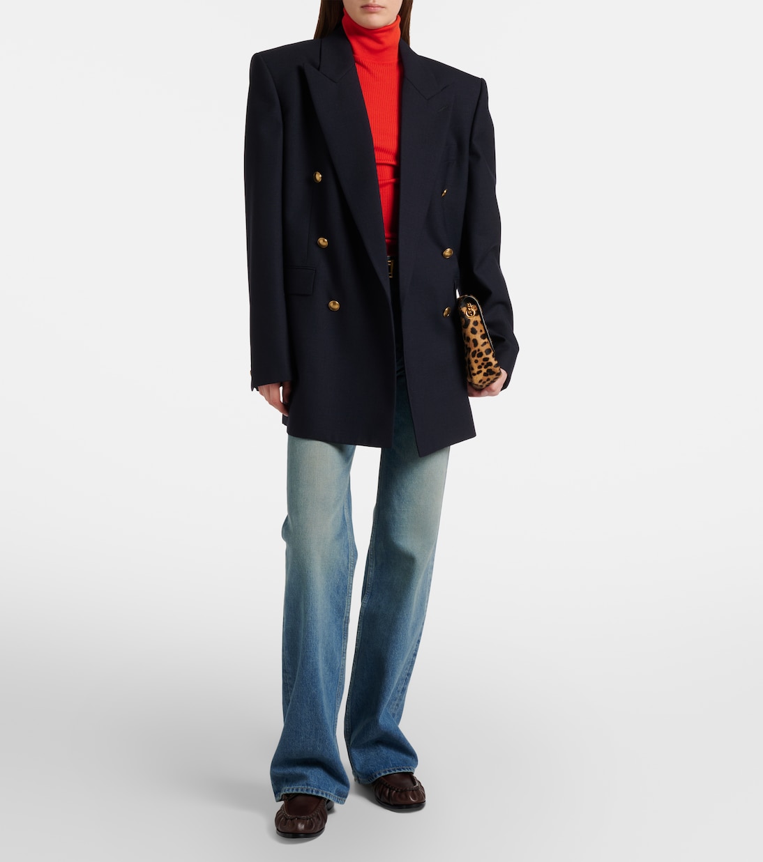 Le Loafer leather penny loafers | Saint Laurent