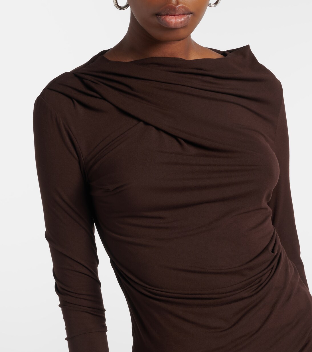 Draped jersey top | Entire Studios
