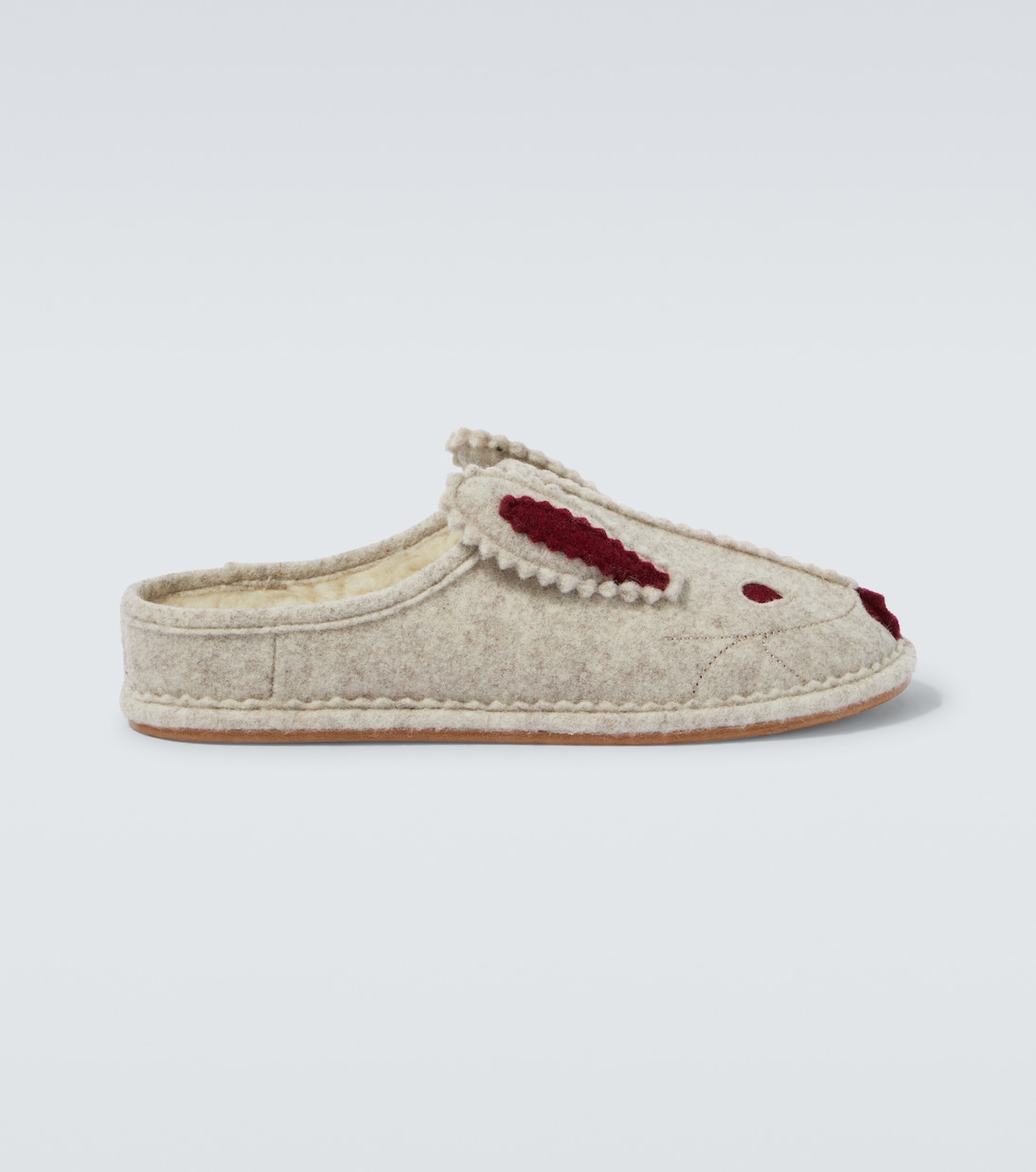 Wool-blend slippers | Bode
