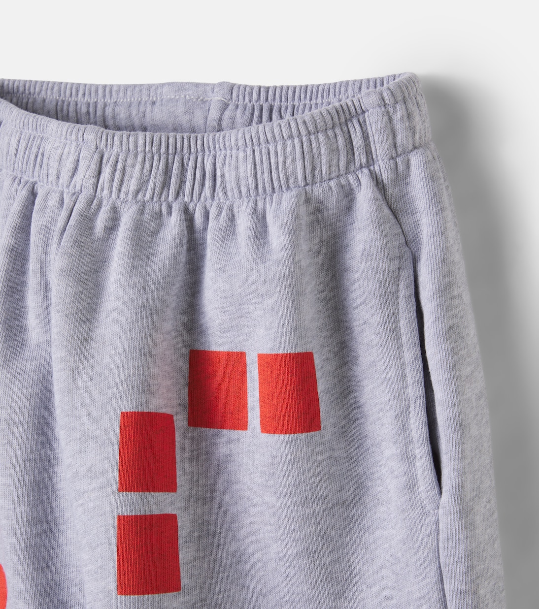 Logo cotton fleece shorts | Bobo Choses