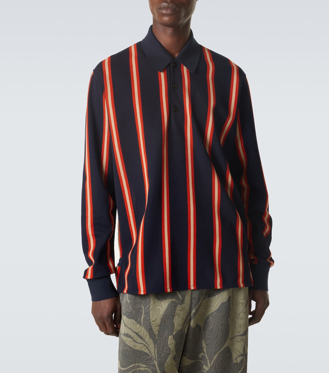 Polo de lana a rayas | Junya Watanabe