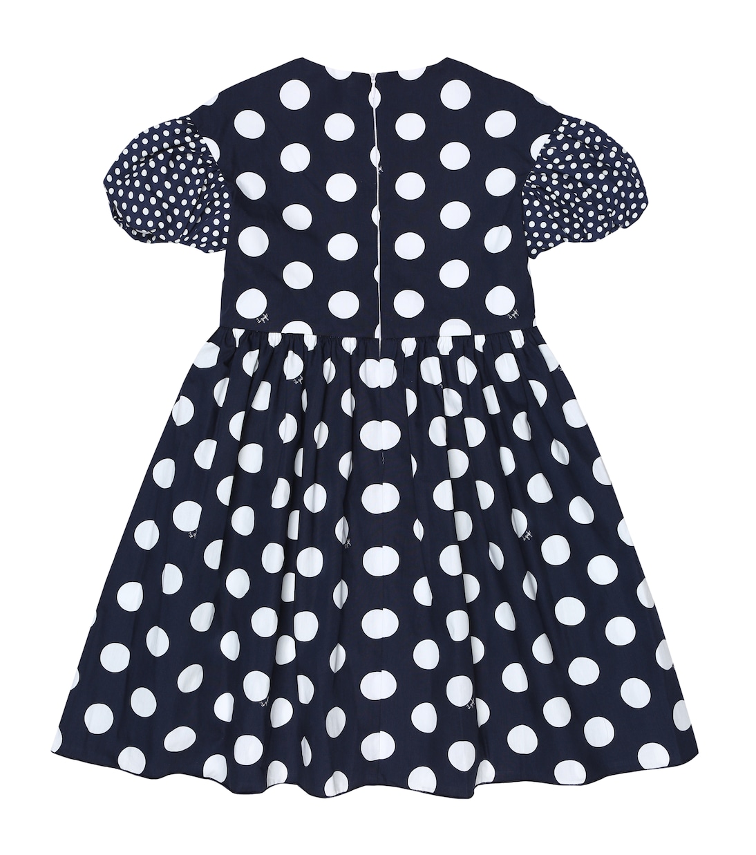 Kleid aus Baumwolle mit Polka-Dots | Il Gufo