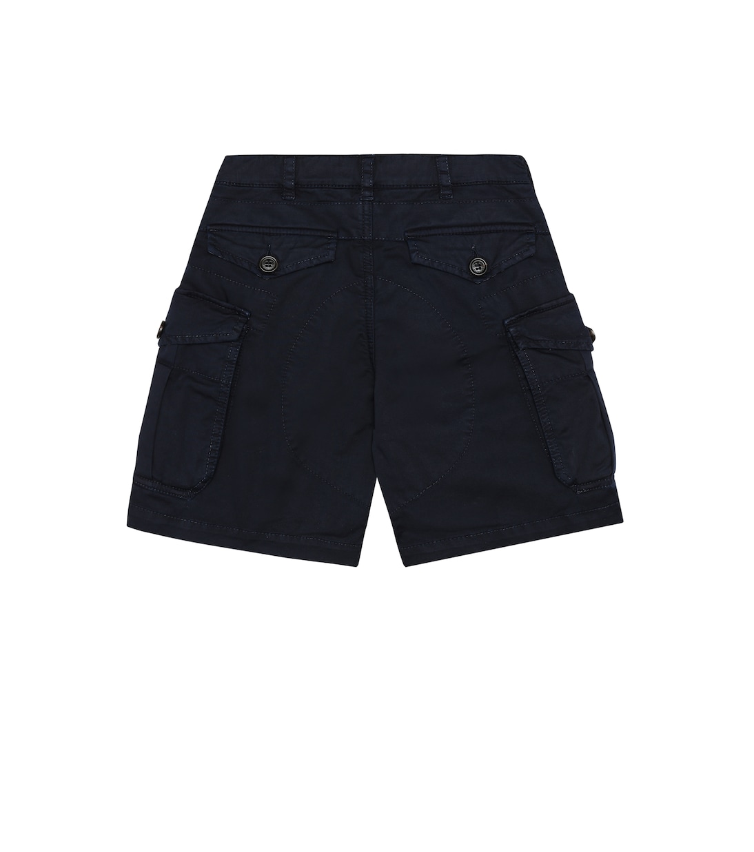 Shorts cargo de algodón elastizado | Brunello Cucinelli Kids