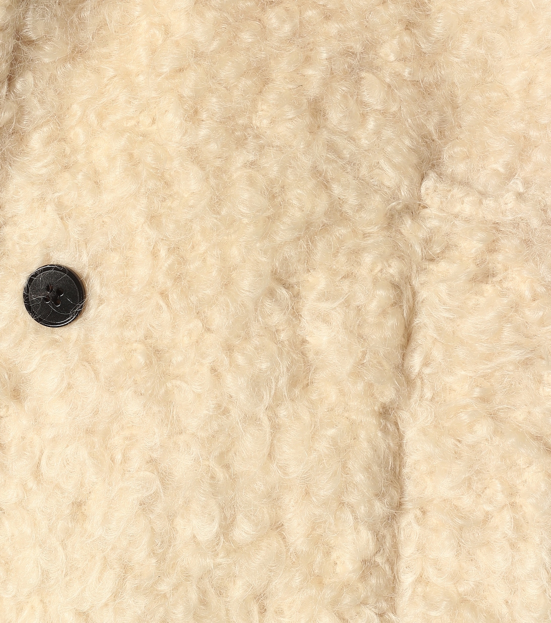 Abrigo de mohair con cinturón | Jil Sander