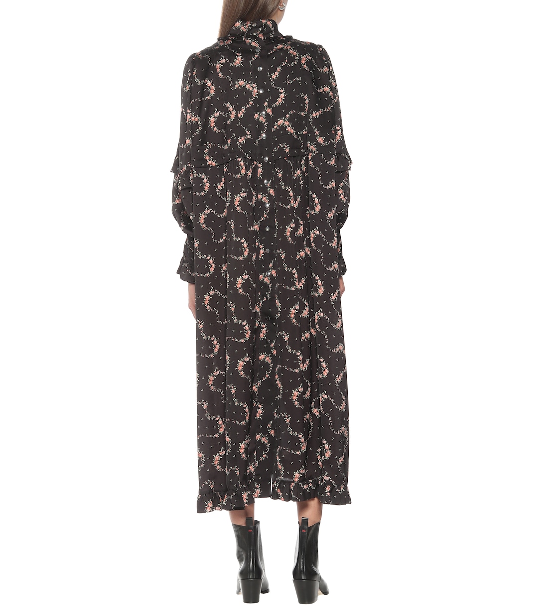 Midikleid aus Satin | Rabanne