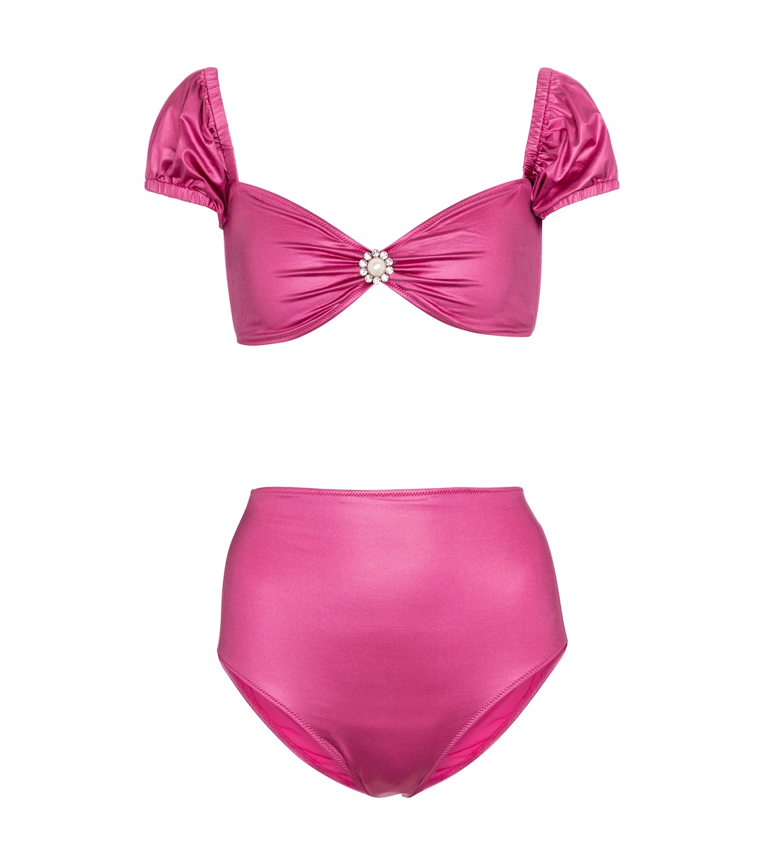 Embellished off-shoulder bikini | Alessandra Rich