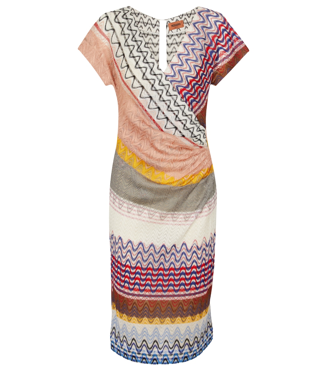 Zig-zag knit midi dress | Missoni