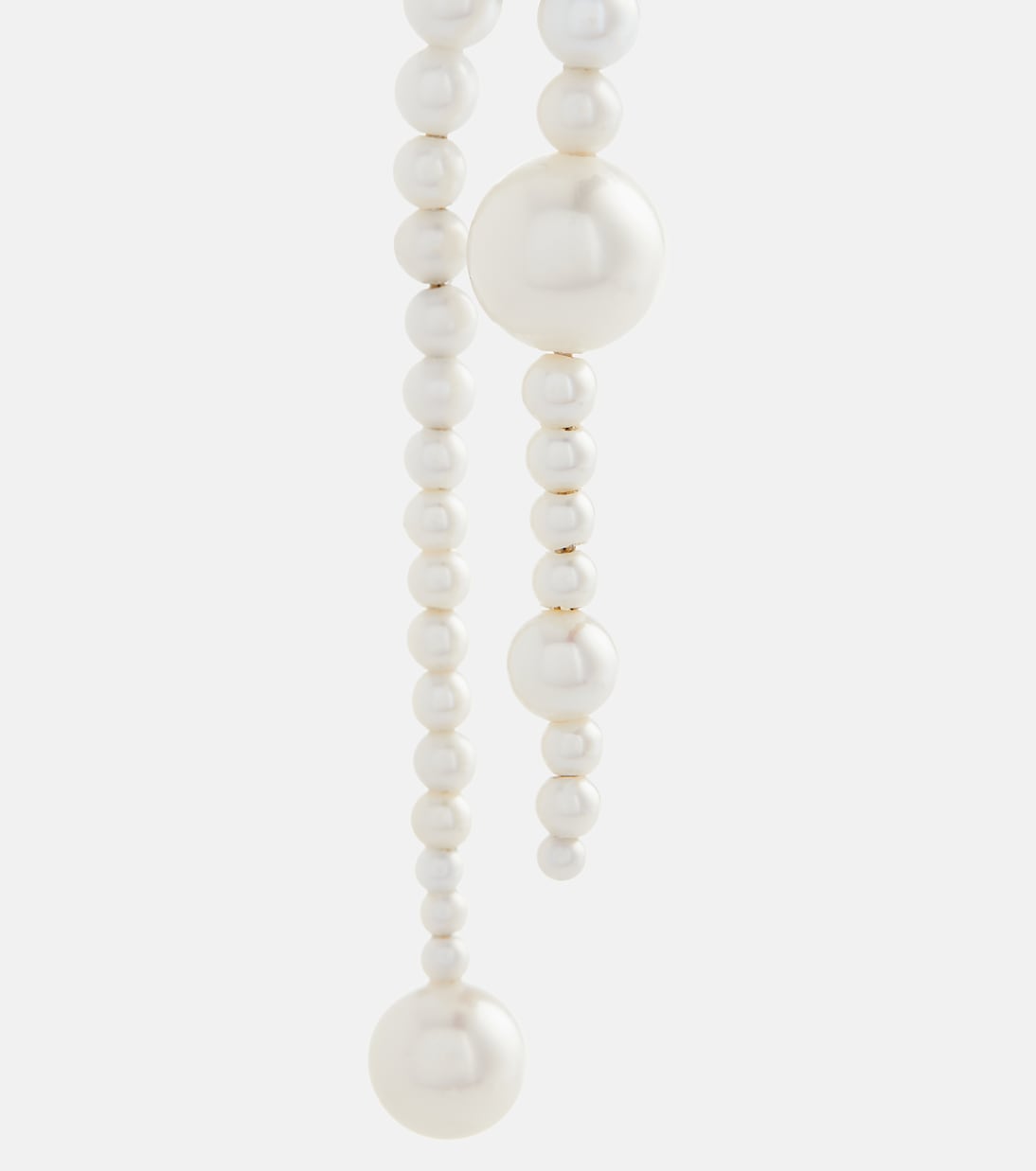 Orecchino Splash Nuit in oro giallo 14kt con perle di Sophie Bille Brahe, design unico per giovani trendy