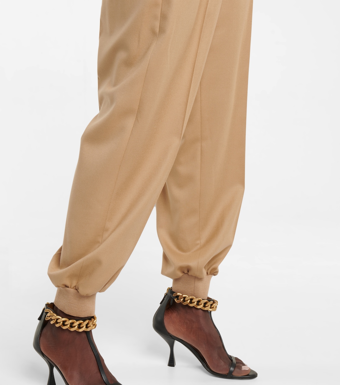 High-rise wool pants | Stella McCartney