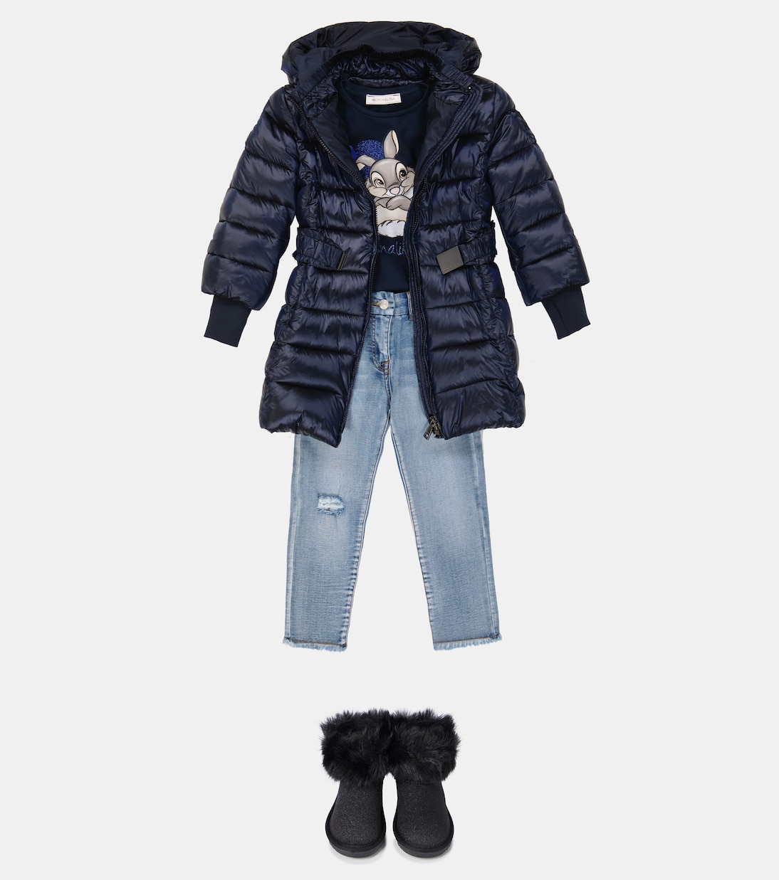 Wattierter Mantel | Monnalisa
