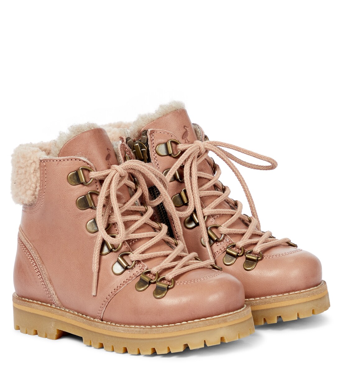 Botines de piel con borrego | Petit Nord