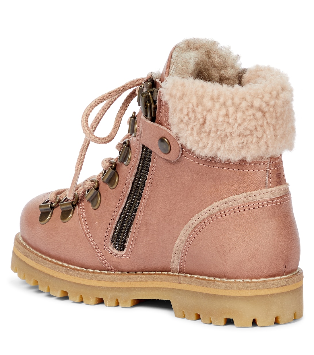 Botines de piel con borrego | Petit Nord