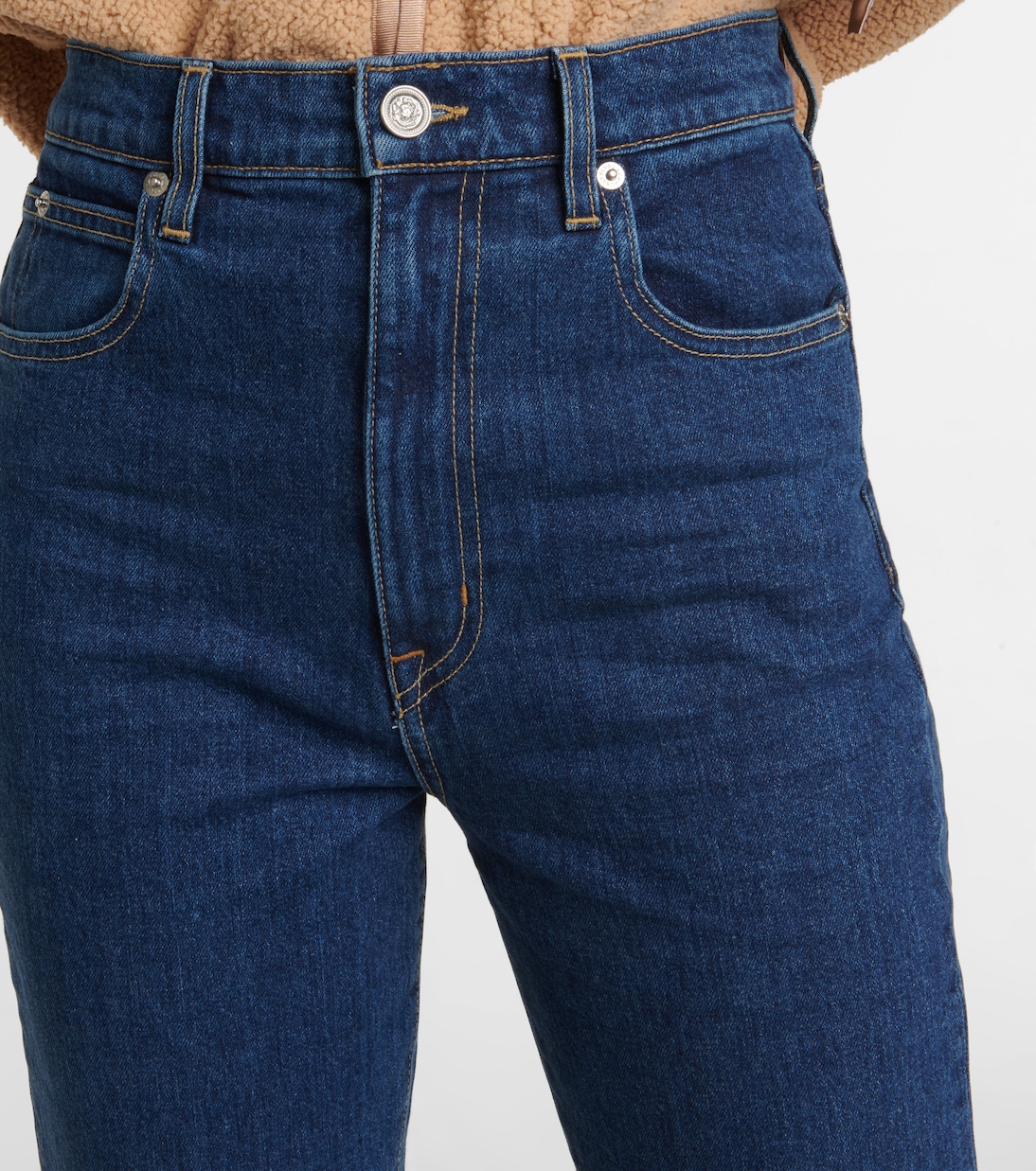 Jeans ajustados Beatnik de tiro alto | Slvrlake