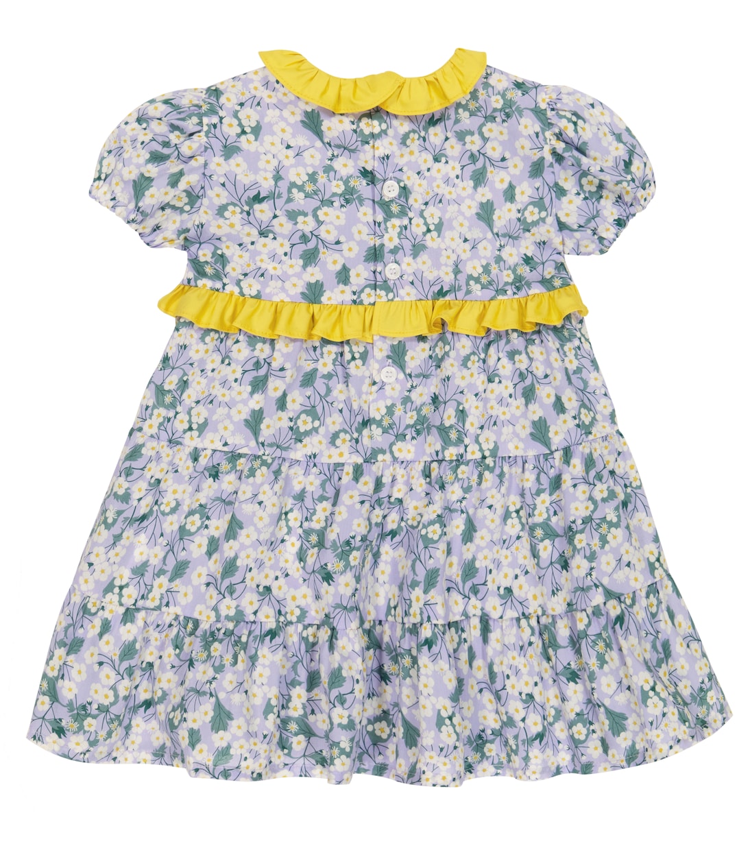 Bébé – Robe en coton à fleurs | Il Gufo
