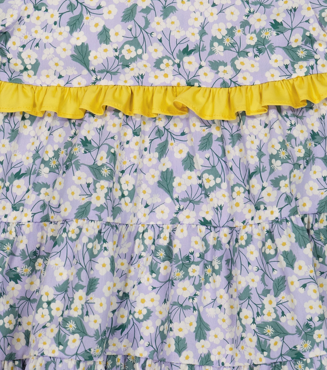 Bébé – Robe en coton à fleurs | Il Gufo