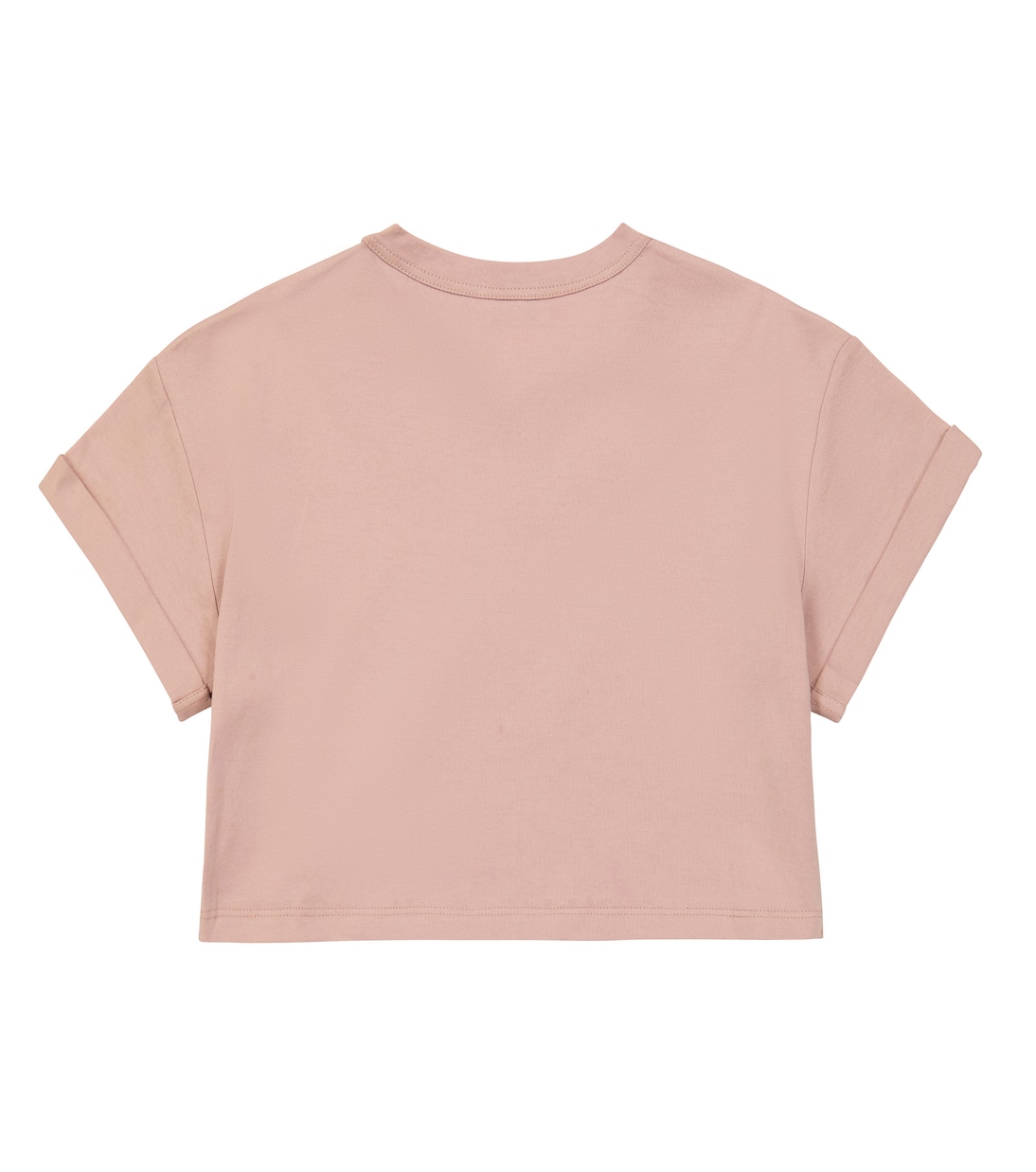 Embellished cotton jersey T-shirt | Brunello Cucinelli Kids