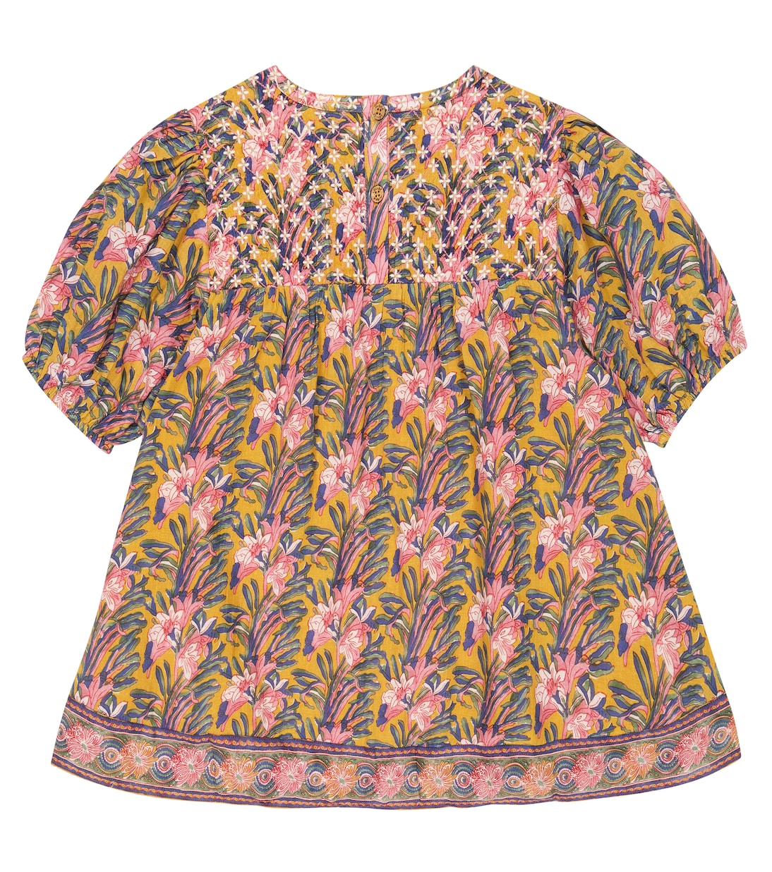 Robe Eugenie en coton à fleurs | Louise Misha