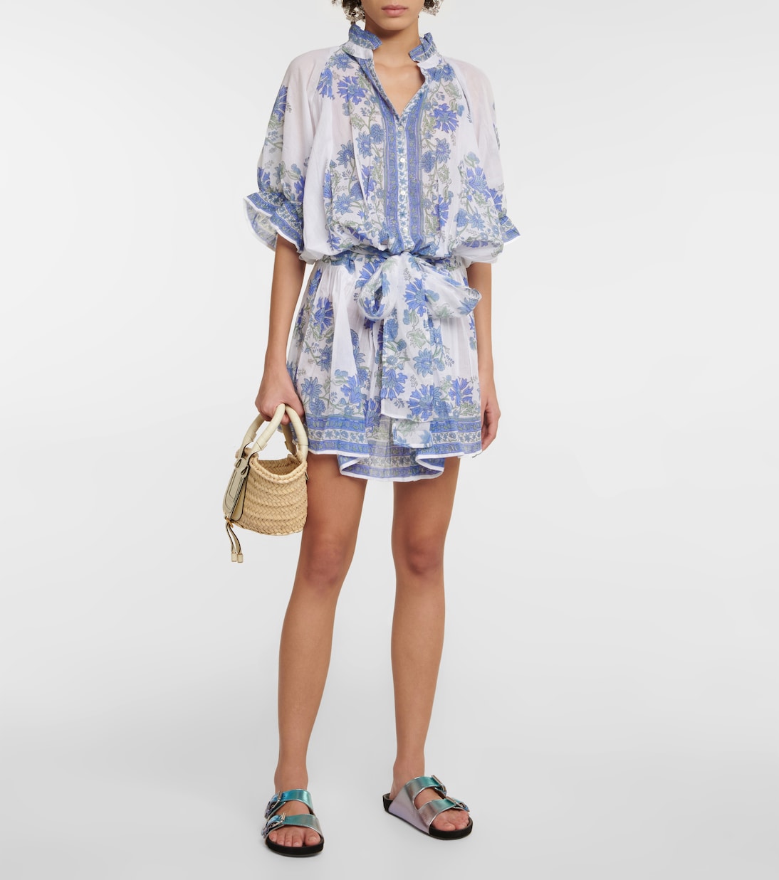 Robe en coton à fleurs | Juliet Dunn