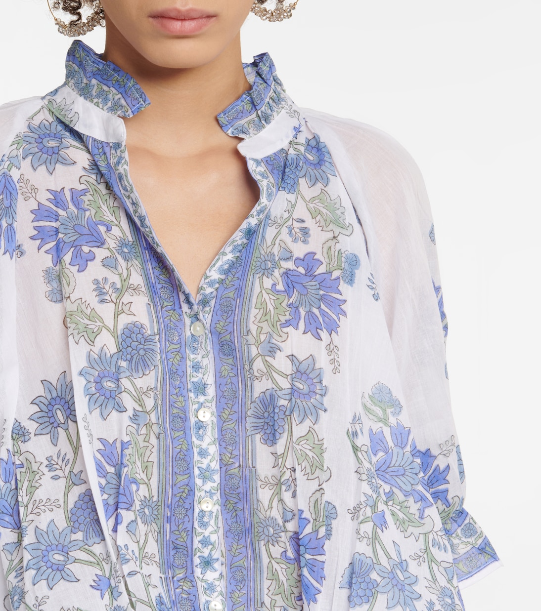 Robe en coton à fleurs | Juliet Dunn